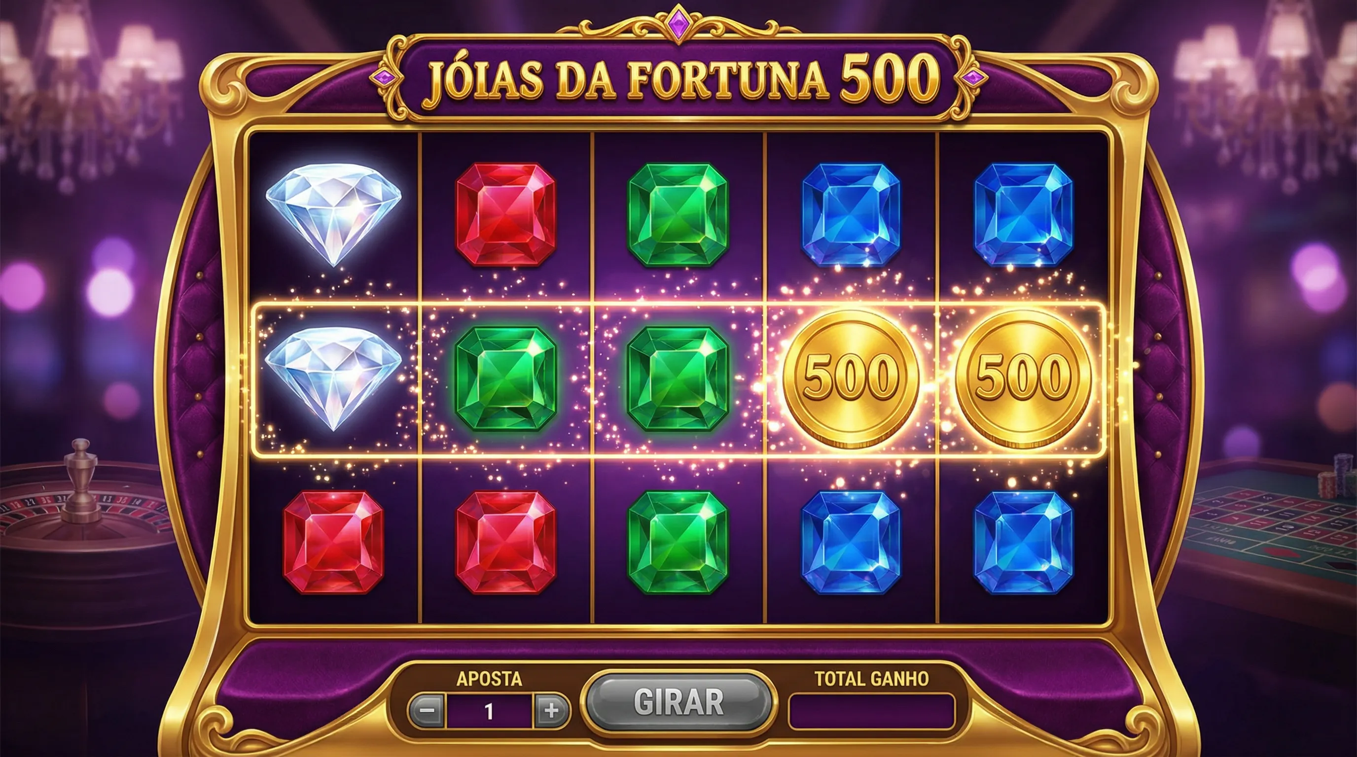 Jóias da Fortuna 500 - Caça-Níqueis Exclusivo brlbet